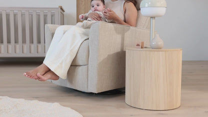 Felix Electric Recliner Glider Chair with USB in Latté