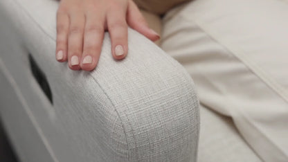 Henry Plus Massage & Heat Nursing Chair in Eggshell