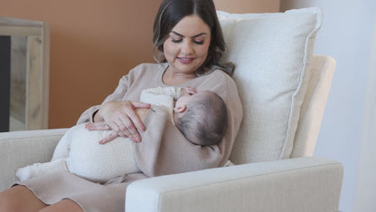 Frankie Electric Recliner Glider Nursery Chair in Eggshell