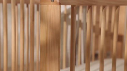 Ollie Sustainable Timber Cot in Natural
