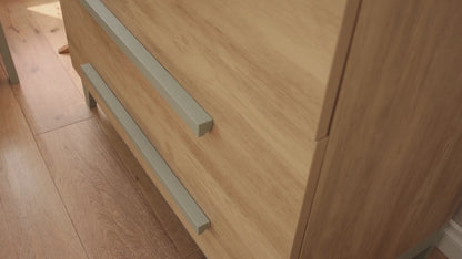 Hallee Chest Changer in Sage & Golden Oak