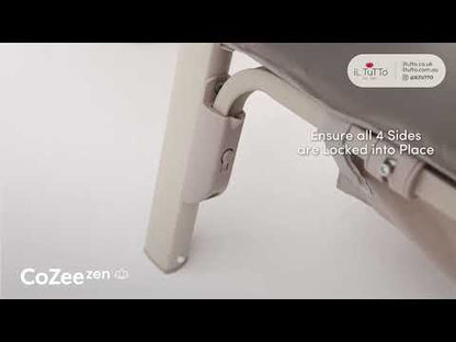 CoZee Breeze Zen Co-sleeping Bassinet in Sand