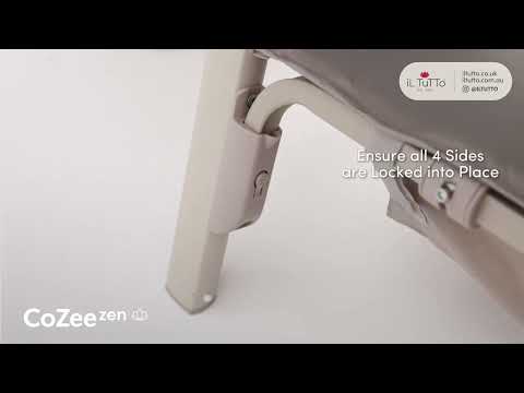 CoZee Breeze Zen Co-sleeping Bassinet in Sand