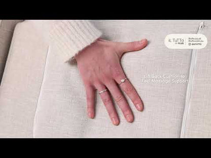 Henry Plus Massage & Heat Nursing Chair in Vanilla Bouclé