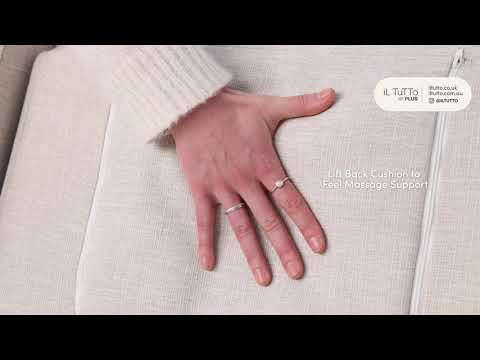 Henry Plus Massage & Heat Nursing Chair in Vanilla Bouclé