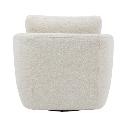 Lulu Glider Chair in Vanilla Bouclé
