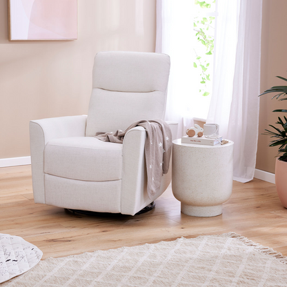 Felix Recliner Glider Nursery Chair in Sea Shell