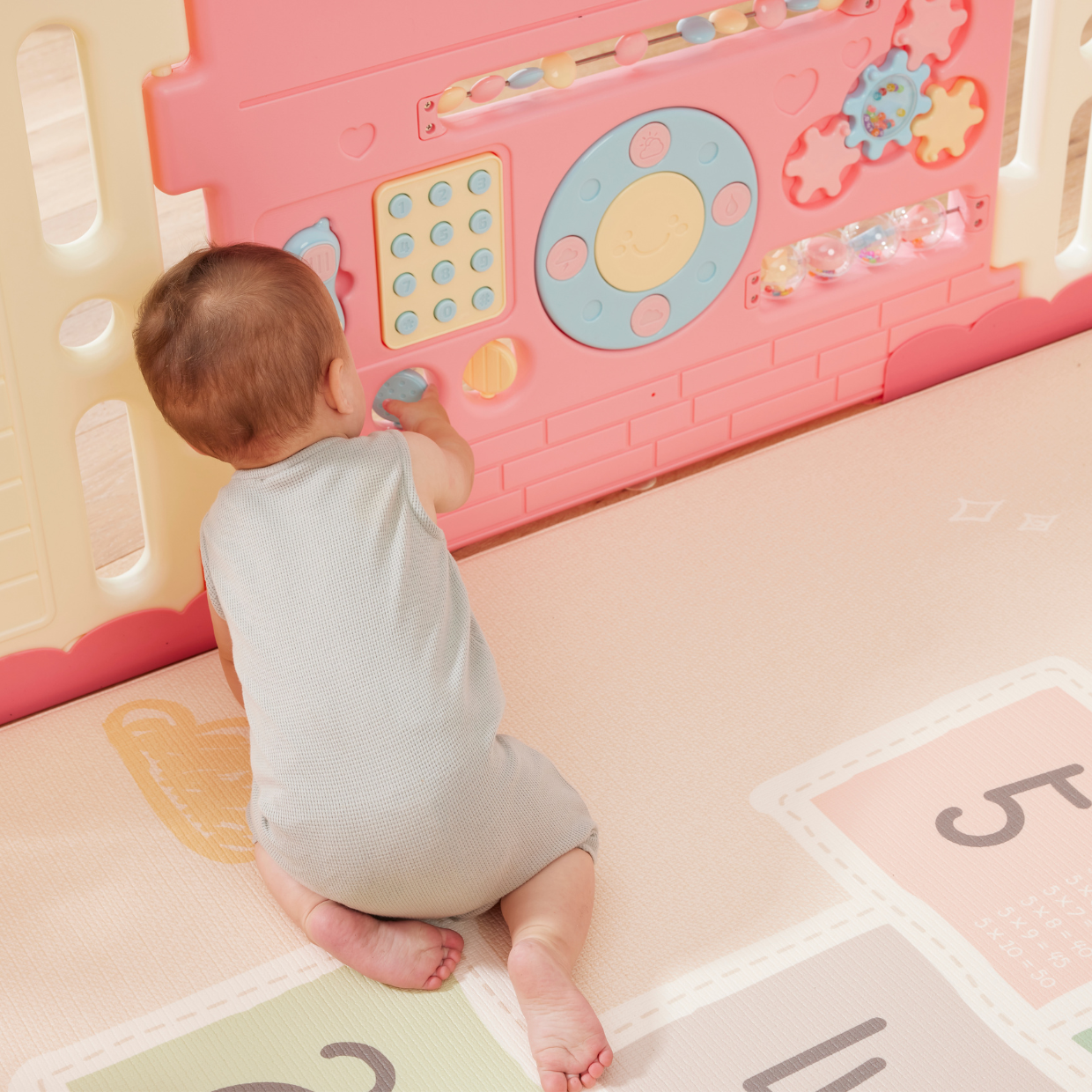 Dwinguler kid's castle in hot sale pink