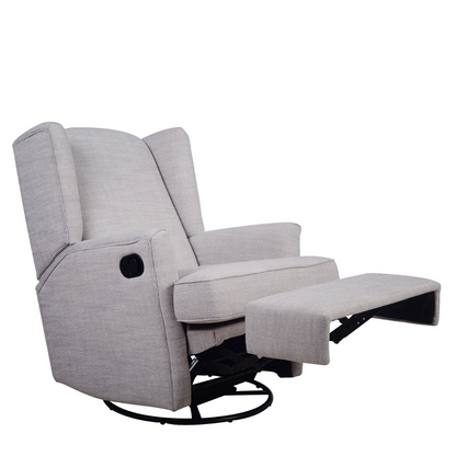 Chelsea Recliner Glider Nursery Chair in Grey Frost