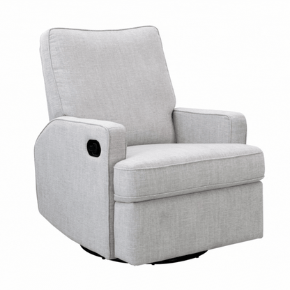 Quinn Recliner Glider Nursery Chair in Pure Grey