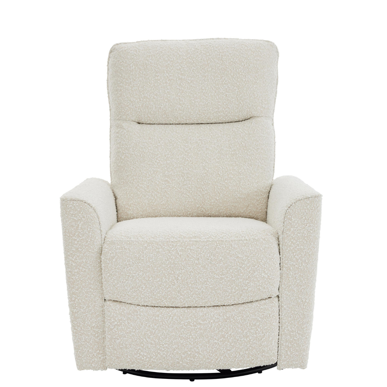 Felix Recliner Glider Nursery Chair in Vanilla Bouclé