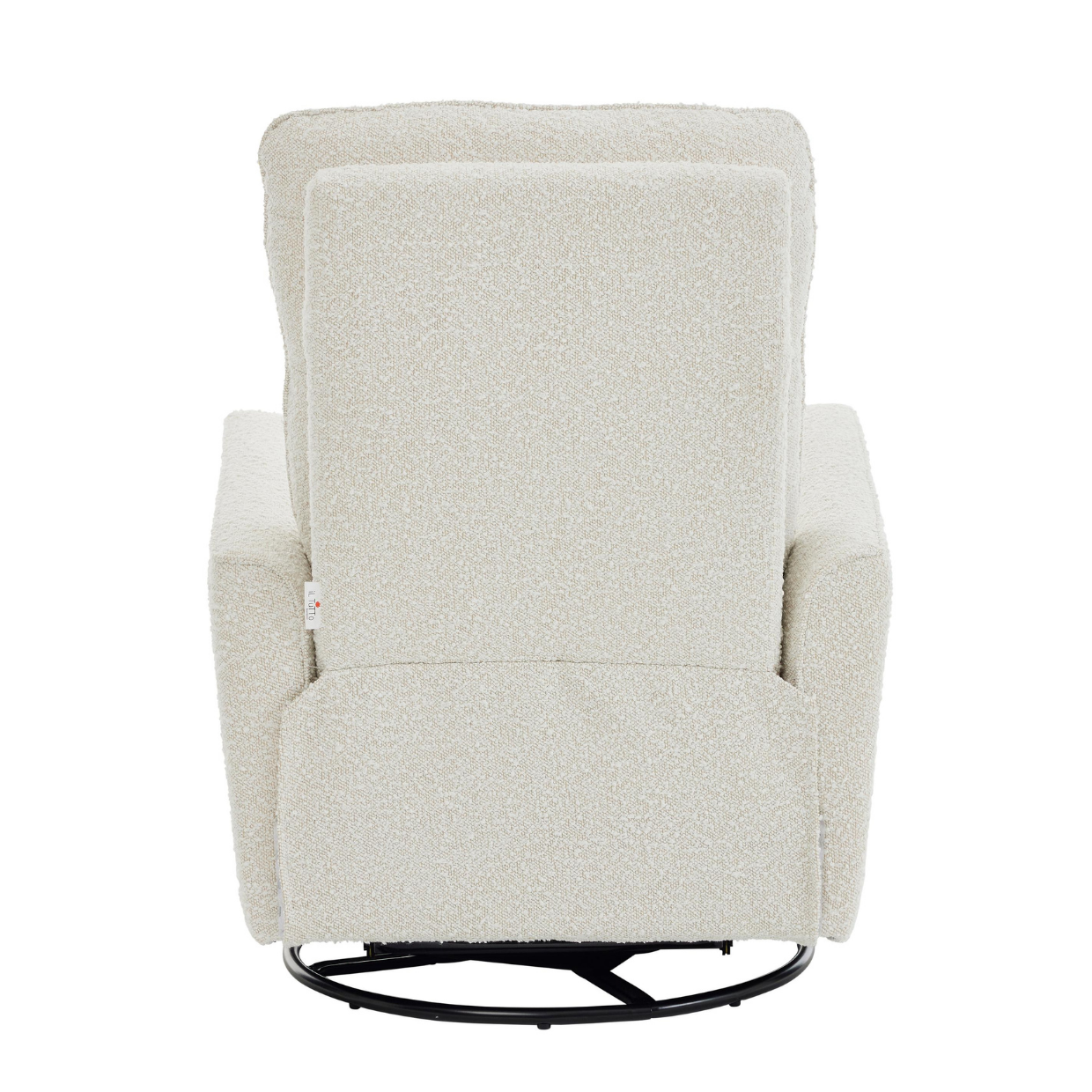 Felix Recliner Glider Nursery Chair in Vanilla Bouclé