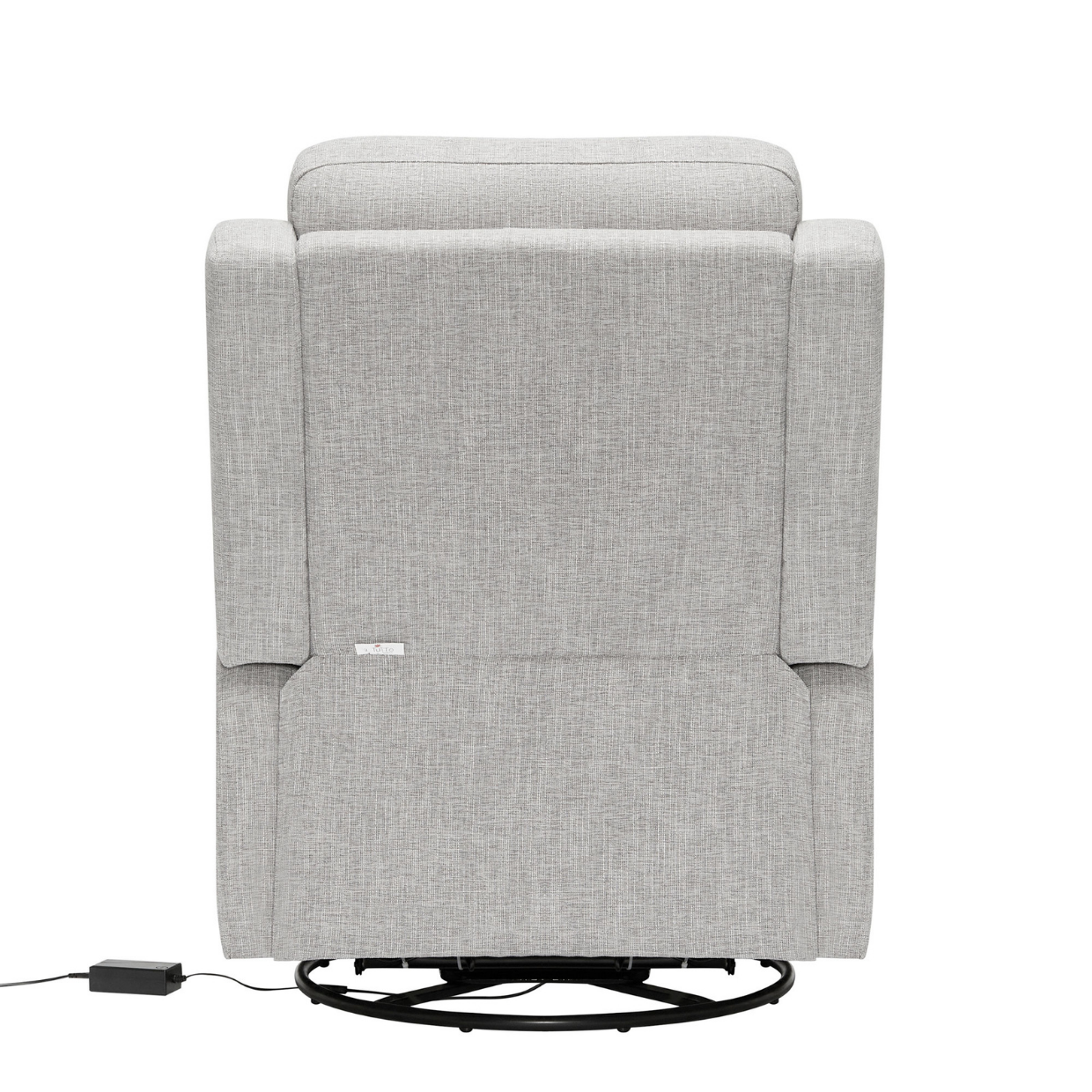 Henry Electric Recliner Glider Chair with USB in Pure Grey