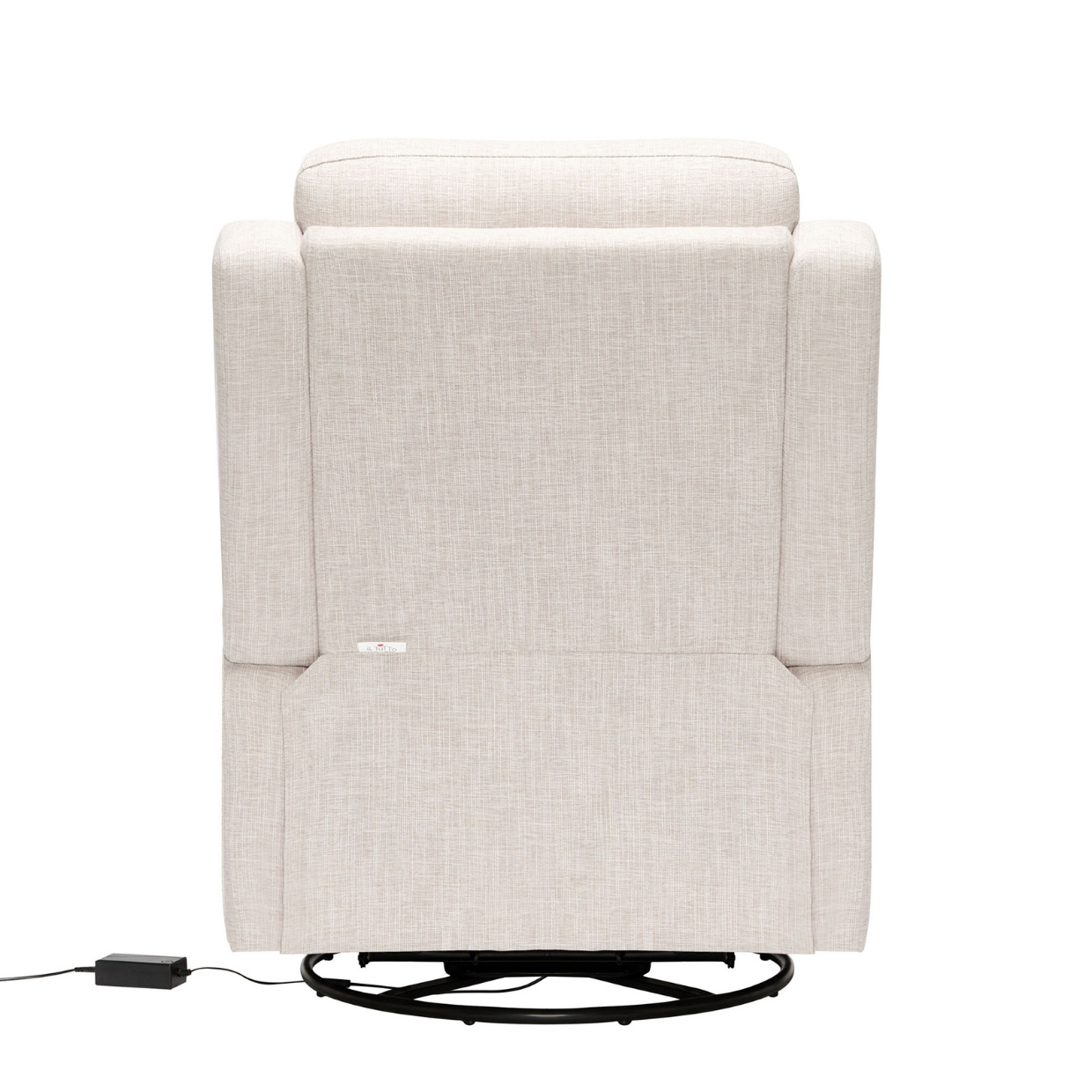 Henry Electric Recliner Glider Chair with USB in Egg Shell
