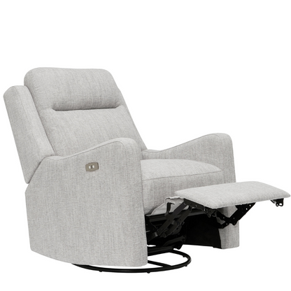 Henry Electric Recliner Glider Chair with USB in Pure Grey