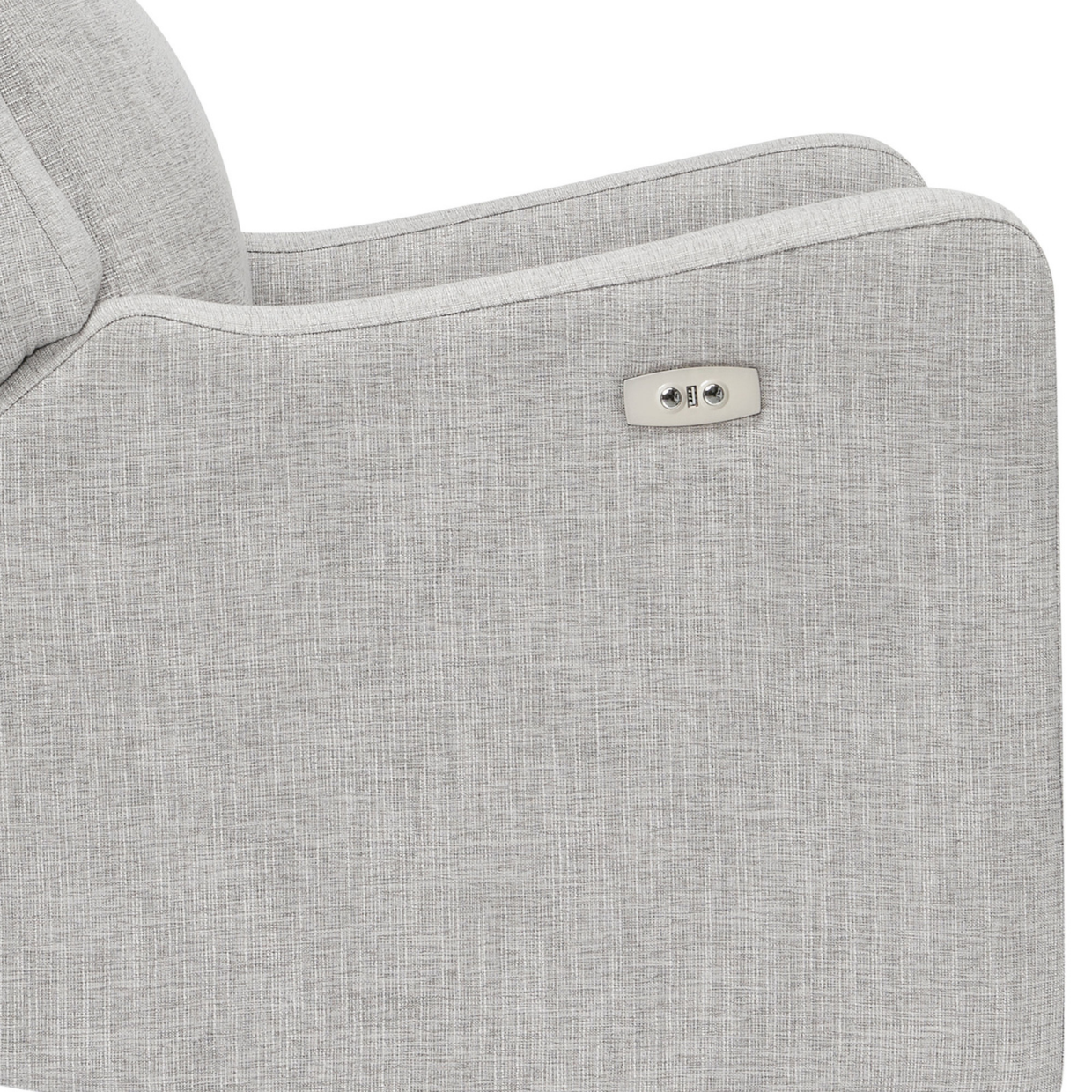 Henry Electric Recliner Glider Chair with USB in Pure Grey