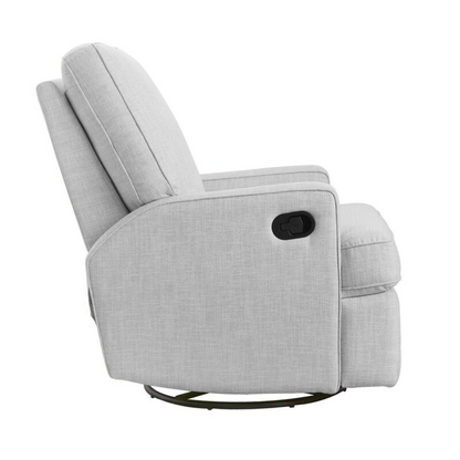 Quinn Recliner Glider Nursery Chair in Pure Grey