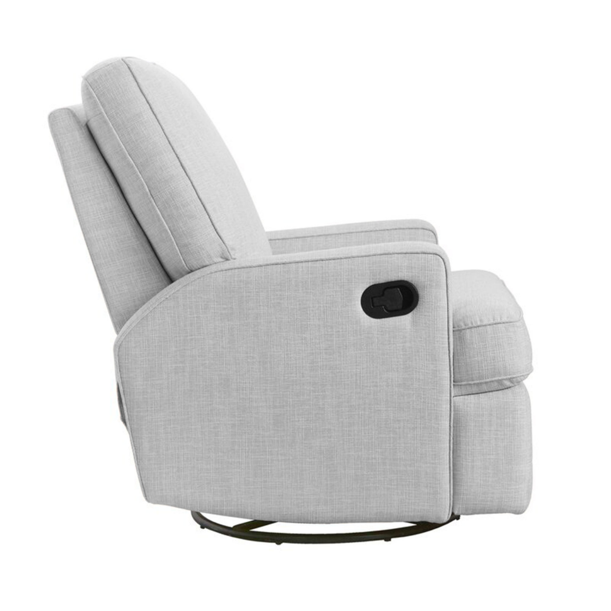 Quinn Recliner Glider Nursery Chair in Pure Grey