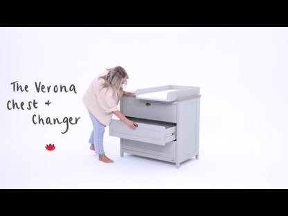 Verona Chest and Changer in Oak White